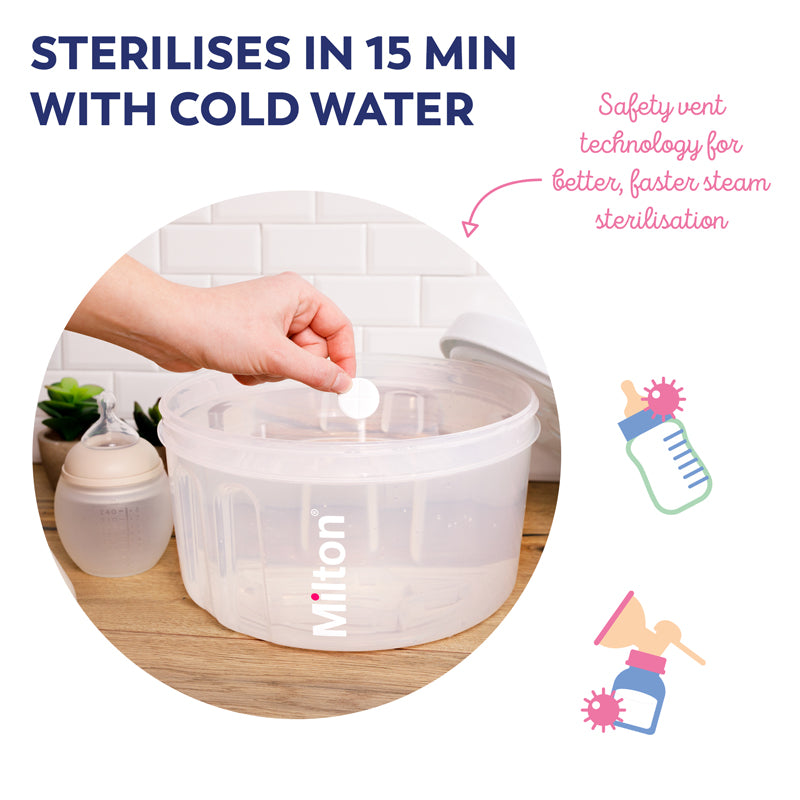 Milton Boots Cold Water Steriliser Portable Steriliser Milton