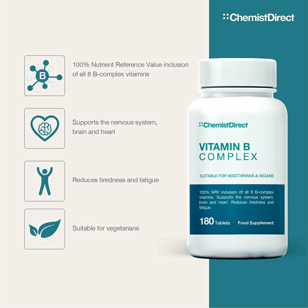 Image of Vitamin B Complex - 180 Tablets