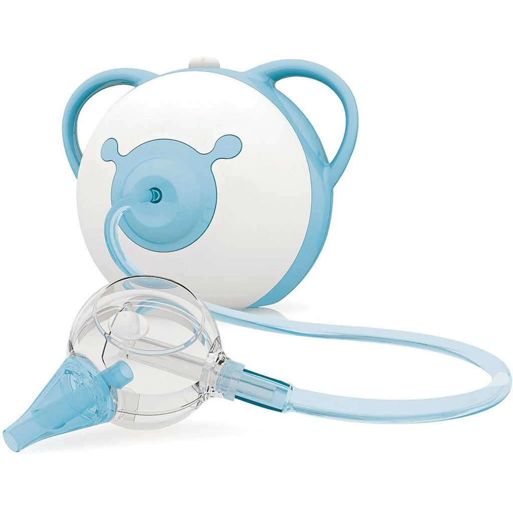Image of Nosiboo Babycare Nasal Aspirator - Blue - Electric - 230V, UK Power Cord