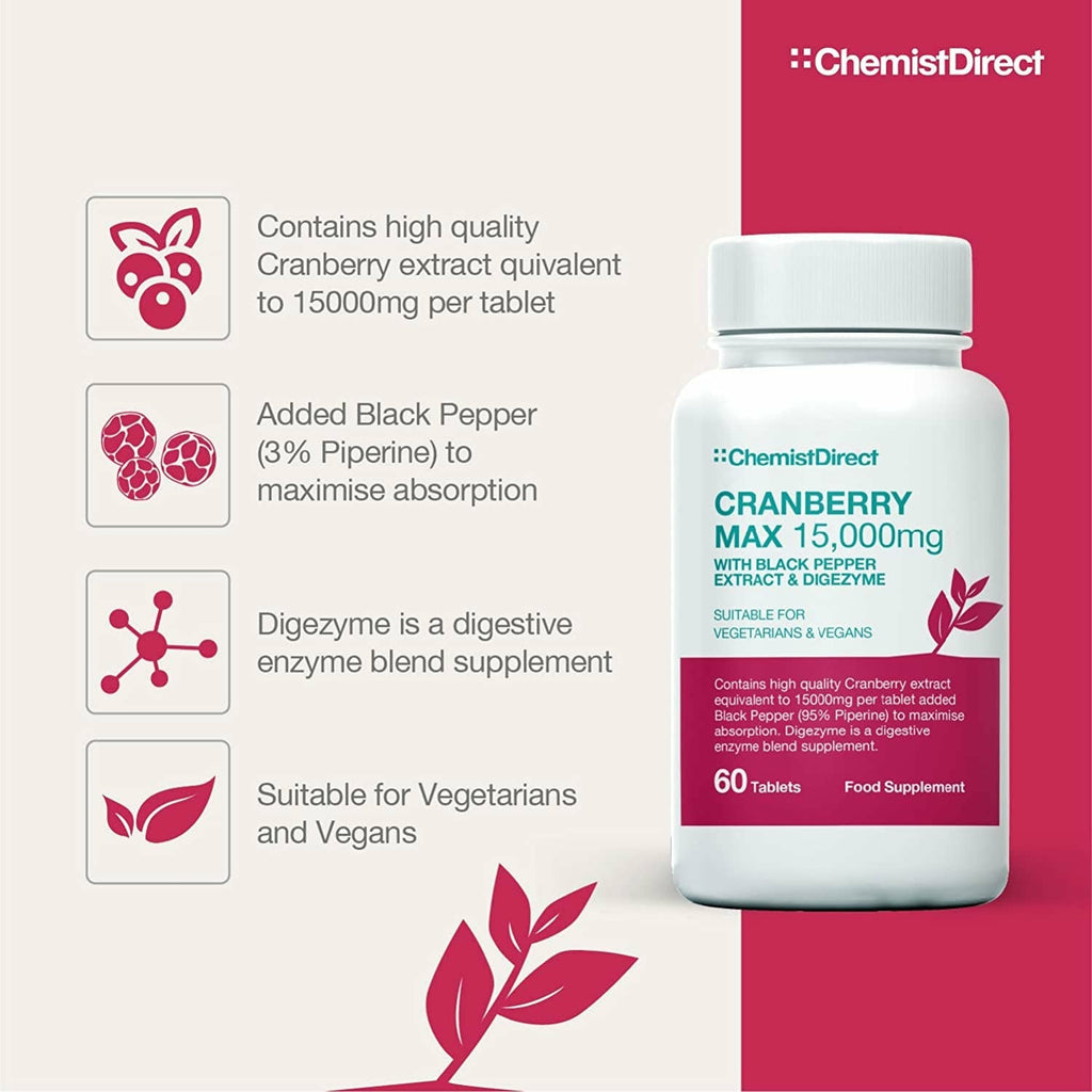 Image of Cranberry Extract - 60 Tablets