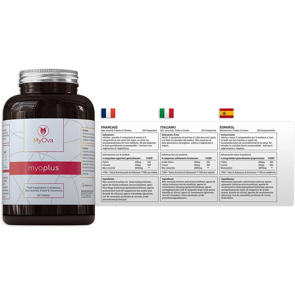 Image of MyOva myoplus - All Natural Female Support Supplement - for PCOS