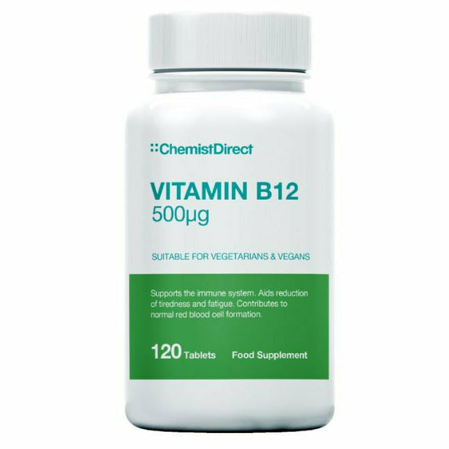 Image of Vitamin B12 500ug - 120 Tablets