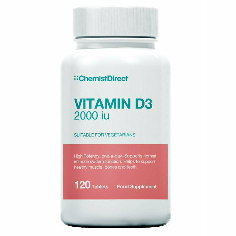 Image of Vitamin D3 2000iu - 120 Tablets