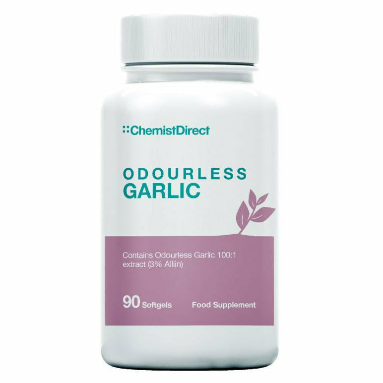 Image of Odourless Garlic 2000mg - 90 Softgels