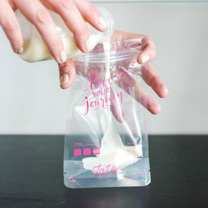 Image of LaVie Breast Milk Storage Bags - 50 Storage Bags Pre-Sterilized, 210ml Capacity (BPA Free)