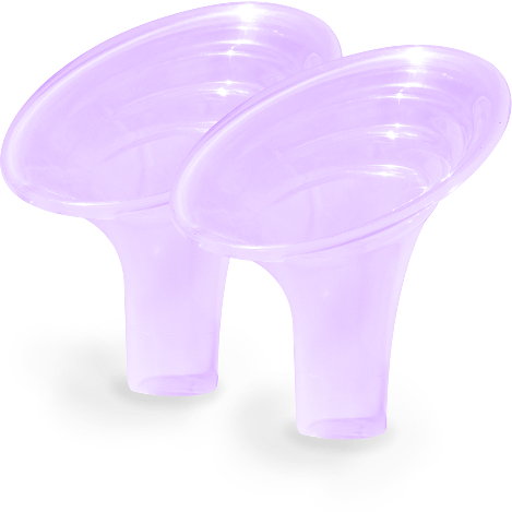 Image of Pumpin' Pal Angled Breast Pump Flanges - Large