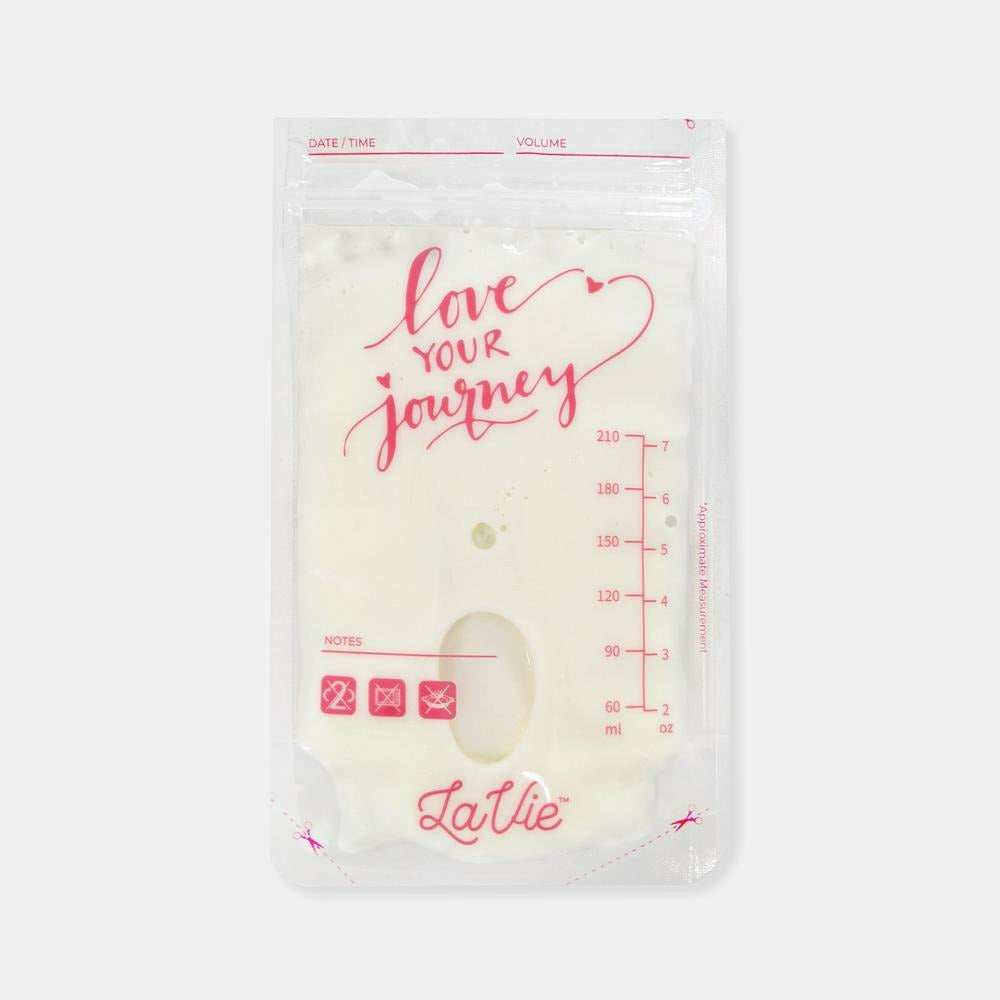 Image of LaVie Breast Milk Storage Bags - 50 Storage Bags Pre-Sterilized, 210ml Capacity (BPA Free)