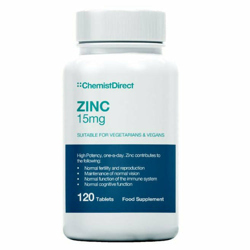 Zinc 15mg - 120 Tablets