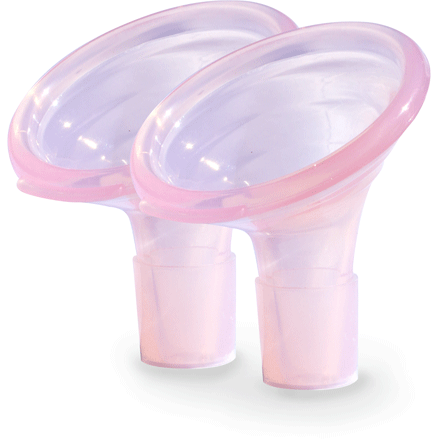 Image of Pumpin' Pal Angled Breast Pump Flanges - Small